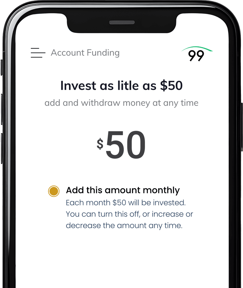 Invest as little as $50